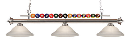 Z-Lite Shark 3 Light Billiard Light 170BN-SW16