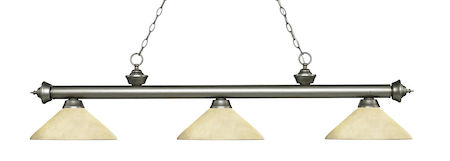 Z-Lite Riviera 3 Light Billiard Light 200-3AS-AGM14