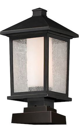 Z-Lite Mesa Outdoor Post Light 538PHB-SQPM-ORB