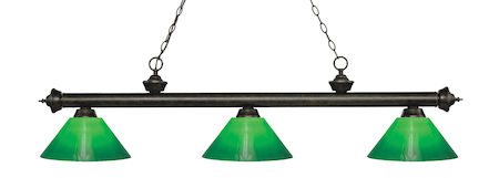 Z-Lite Riviera 3 Light Billiard Light 200-3GB-GCG14