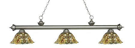 Z-Lite Riviera 3 Light Billiard Light 200-3AS-R14A