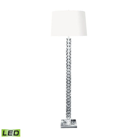 Diamond Cut Crystal LED Floor Lamp