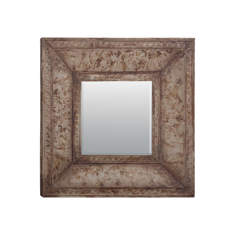 Stamped Metal Mirror