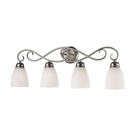 Chatham 4 Light EEF Vanity In Brushed Nickel