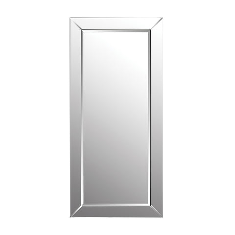 Glass Framed Leaning Floor Mirror