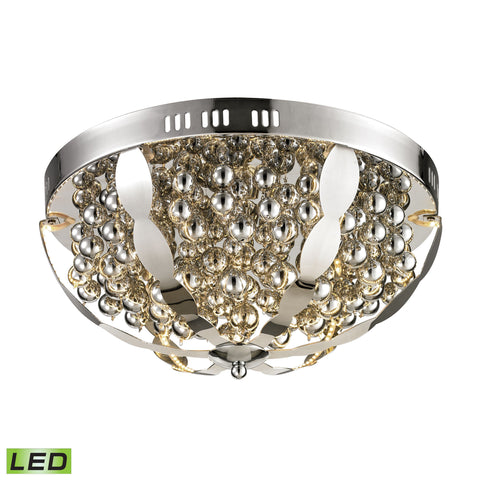 Light Spheres LED Flushmount In Polished Chrome