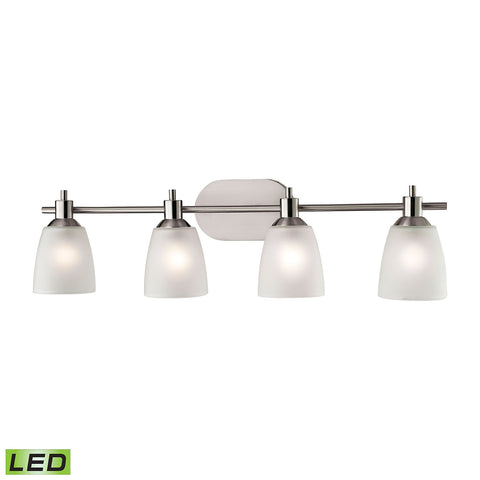 Jackson 4 Light LED Vanity In Brushed Nickel