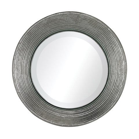 La Quinta Mini Mirror In Hammered Metal Frame