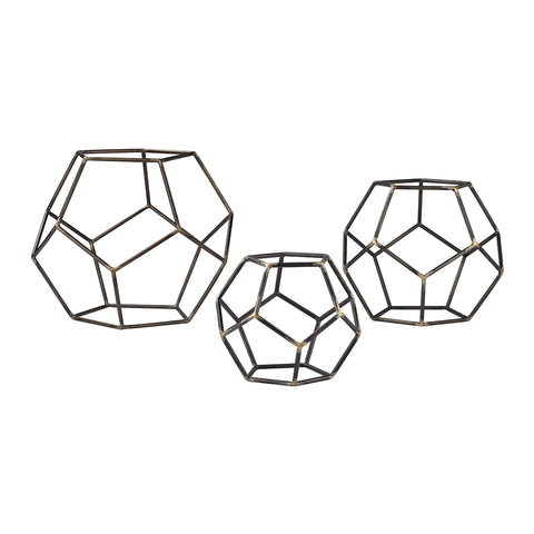 Geometric Orbs - Set of 3