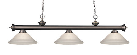 Z-Lite Riviera 3 Light Billiard Light 200-3OB-SW16