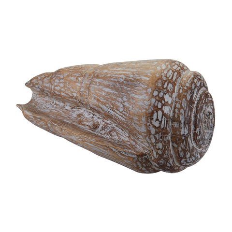 Decorative Wooden Conch Shell