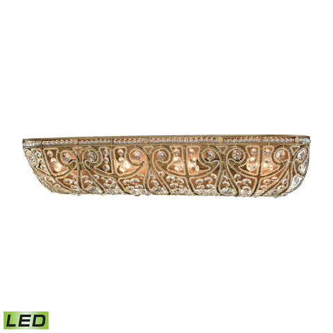 Elizabethan 4 Light LED Vanity In Dark Bronze