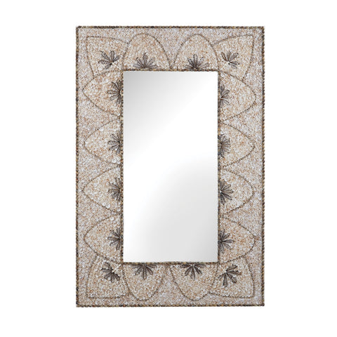 Flower Arc Shell Mirror