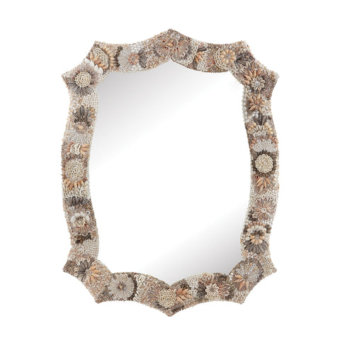 Long Antoinette Shell Mirror