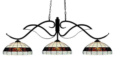 Z-Lite Phoenix 3 Light Billiard Light 126BRZ-F14-1