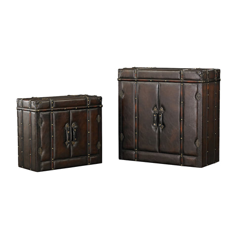 Set of 2 Travelers Cabinets