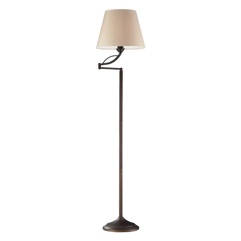 Elysburg 1 Light Floor Lamp In Aged Bronze