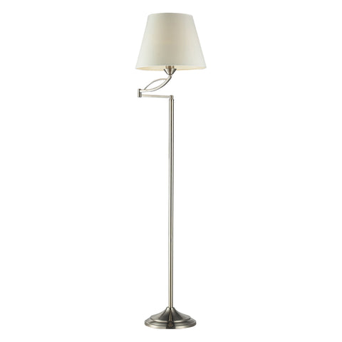 Elysburg 1 Light Floor Lamp In Satin Nickel