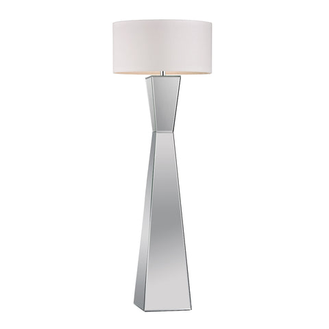 Free Standing Mirrored Floor Lamp