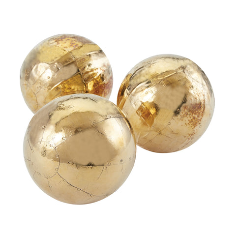 German Silver Metallic Orbs