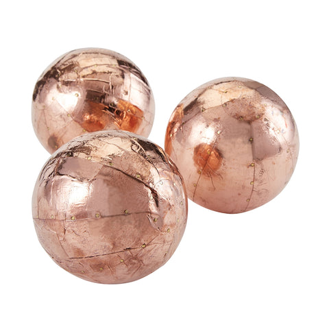 Copper Metallic Orbs