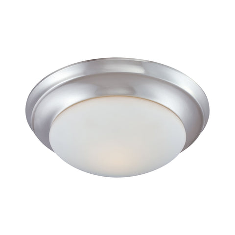 FLUOR FLUSH ceiling lamp Brushed Nickel