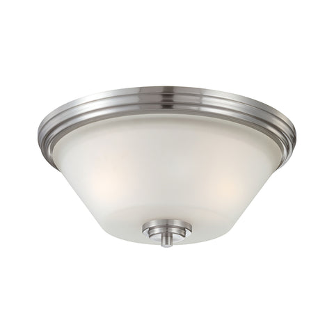 PITTMAN ceiling lamp Brushed Nickel 2x60