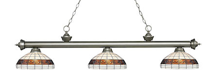 Z-Lite Riviera 3 Light Billiard Light 200-3AS-F14-1