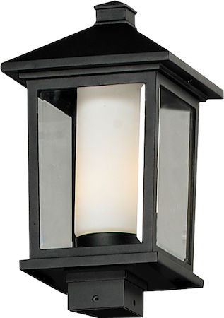 Z-Lite Mesa Outdoor Post Light 538PHB-BK