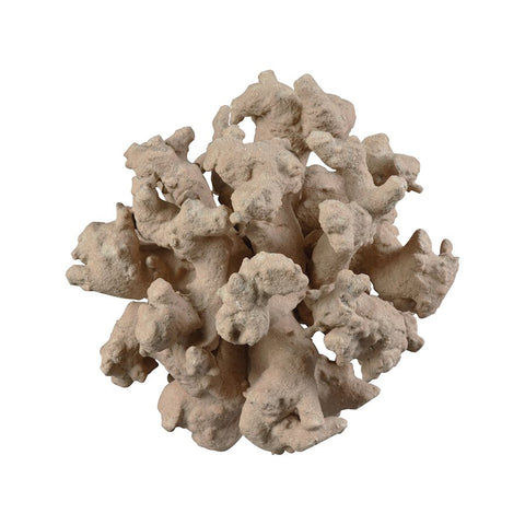 Gnarl Decorative Cluster - Cream