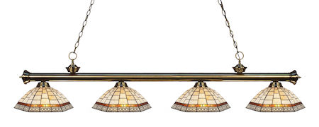 Z-Lite Riviera 4 Light Billiard Light 200-4AB-Z14-35