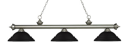 Z-Lite Riviera 3 Light Billiard Light 200-3AS-SMB