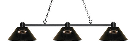 Z-Lite Park Bronze 3 Light Island/Billiard Light 314BRZ-ARS