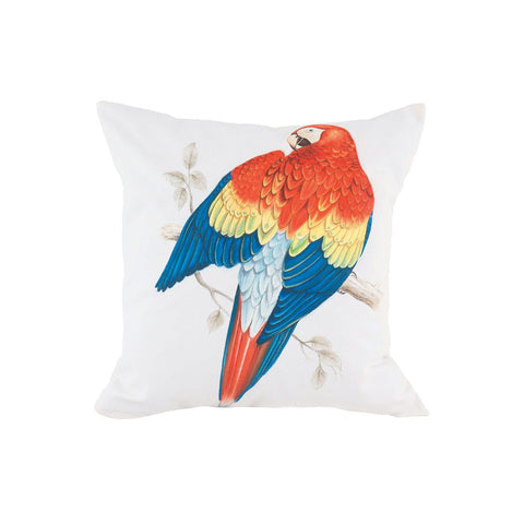 Red Parrot Pillow