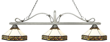 Z-Lite Melrose 3 Light Billiard Light 114-3AS-Z16-30