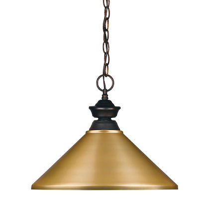 Z-Lite Riviera 1 Light Pendant 100701OB-MSG