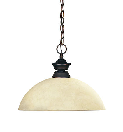 Z-Lite Shark 1 Light Pendant 100701OB-DGM14