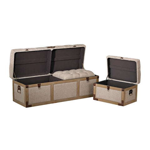 Belgian Linen Storage Trunks