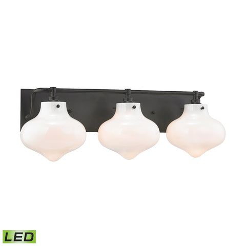 Kelsey 3 Light LED Vanity In Oil Rubbed Bronze