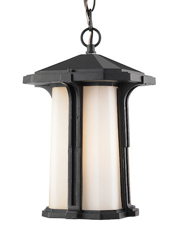 Z-Lite Harbor Lane 1 Light Outdoor Chain Light 542CHB-BK