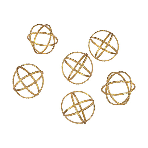 Decorative Gold Orbs