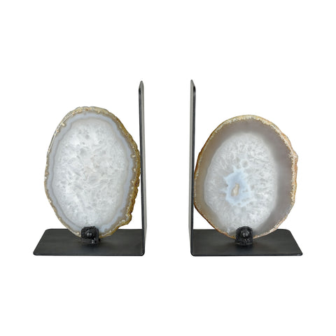 Ragnarök Agate Bookends