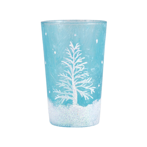 Snowlight Votive In Azure