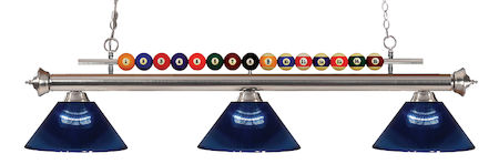 Z-Lite Shark 3 Light Billiard Light 170BN-ARDB