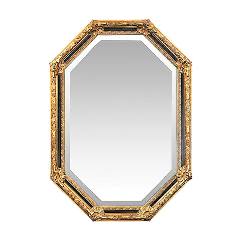 Inlay Octagon Beveled Mirror