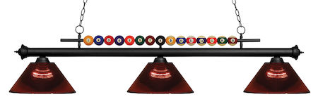 Z-Lite Shark 3 Light Billiard Light 170MB-ARBG