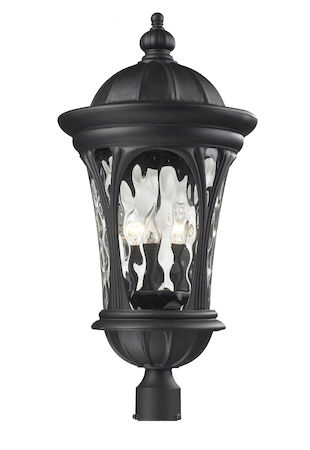 Z-Lite Doma Outdoor Post Light 543PHB-BK