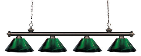 Z-Lite Riviera 4 Light Billiard Light 200-4OB-ARG