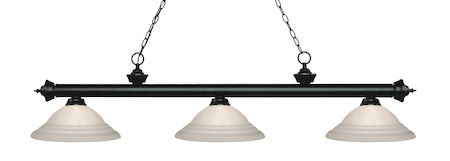 Z-Lite Riviera 3 Light Billiard Light 200-3MB-SW16