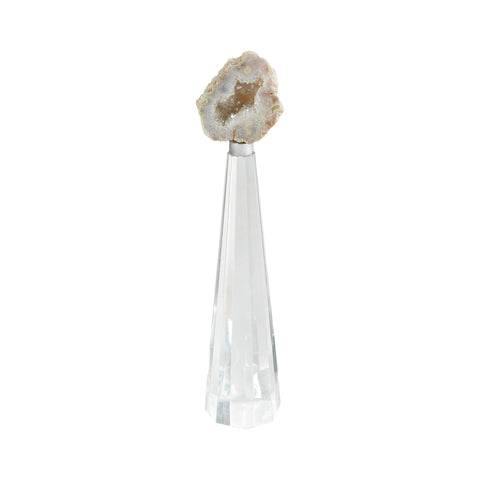 Grand Duchess Agate and Crystal Stand - Tall